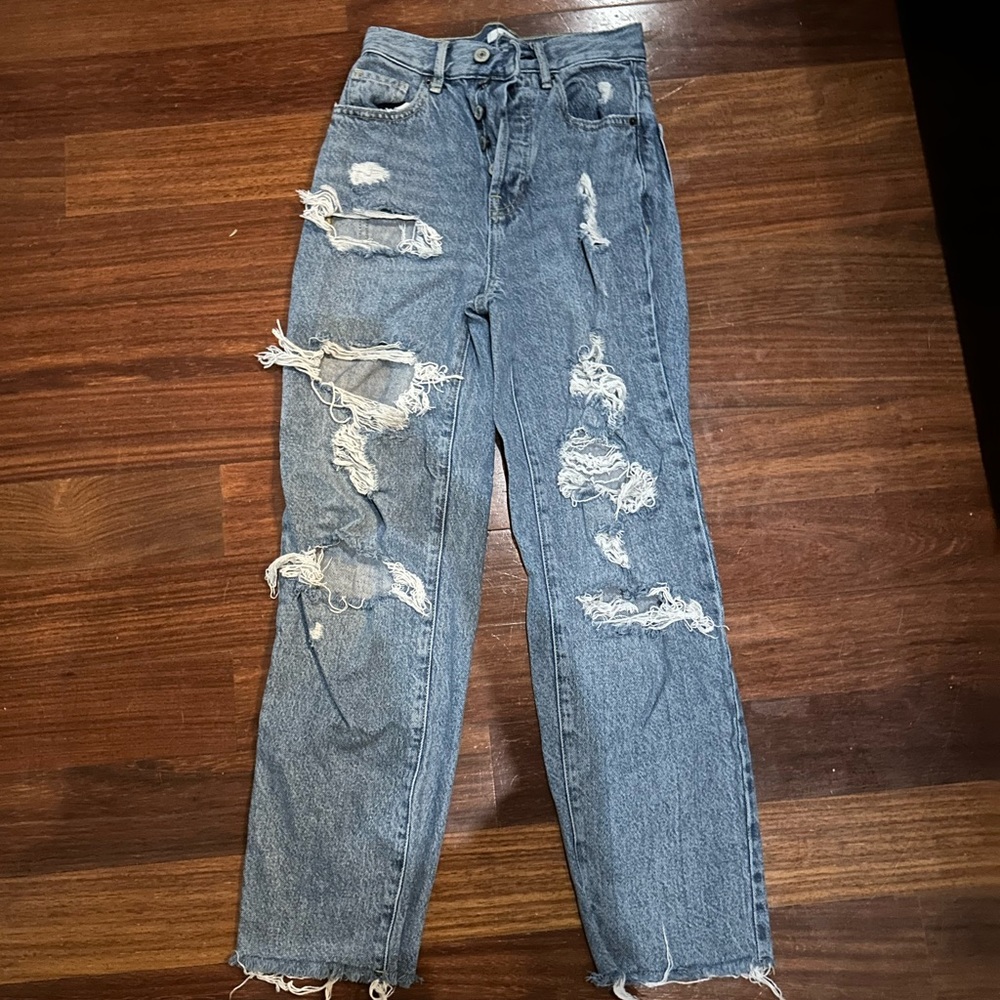 pacsun baggy mom jeans size 23